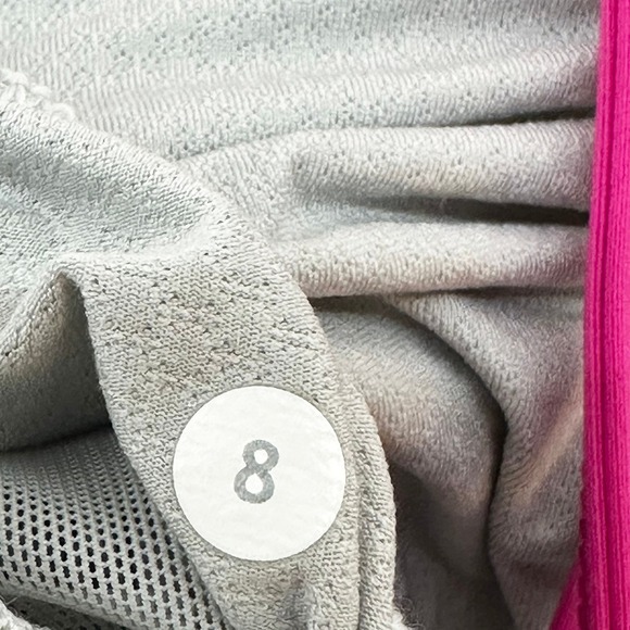 LULULEMON Dancing Warrior Tank • 8 • gray, magenta pink‎ - Picture 7 of 7